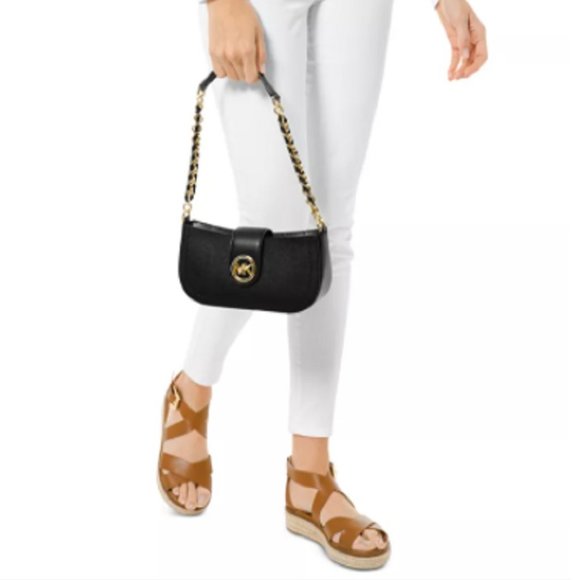 $169 *NEW* MICHAEL Michael Kors Carmen Leather Sho - Picture 7 of 9